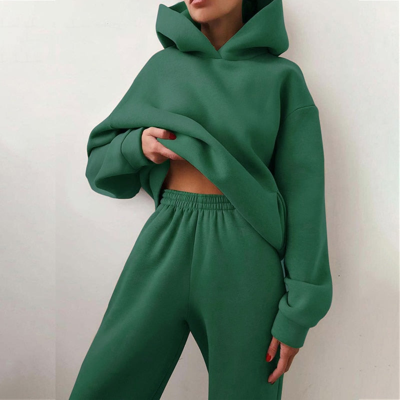 Dames Lounge Set - CozyFit - Oversized Sweatshirt - Comfortabele Joggingbroek