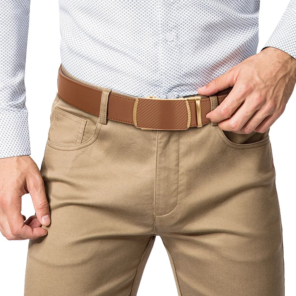 Leren Riem - BeltPro - Automatische Gesp - Stijlvol Accessoire