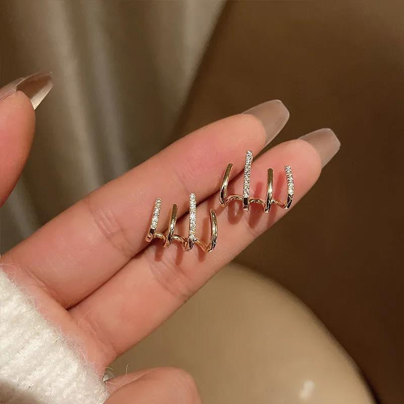 Oorbellen - GlamHoop - 4-in-1 Design - Veelzijdige Stijl