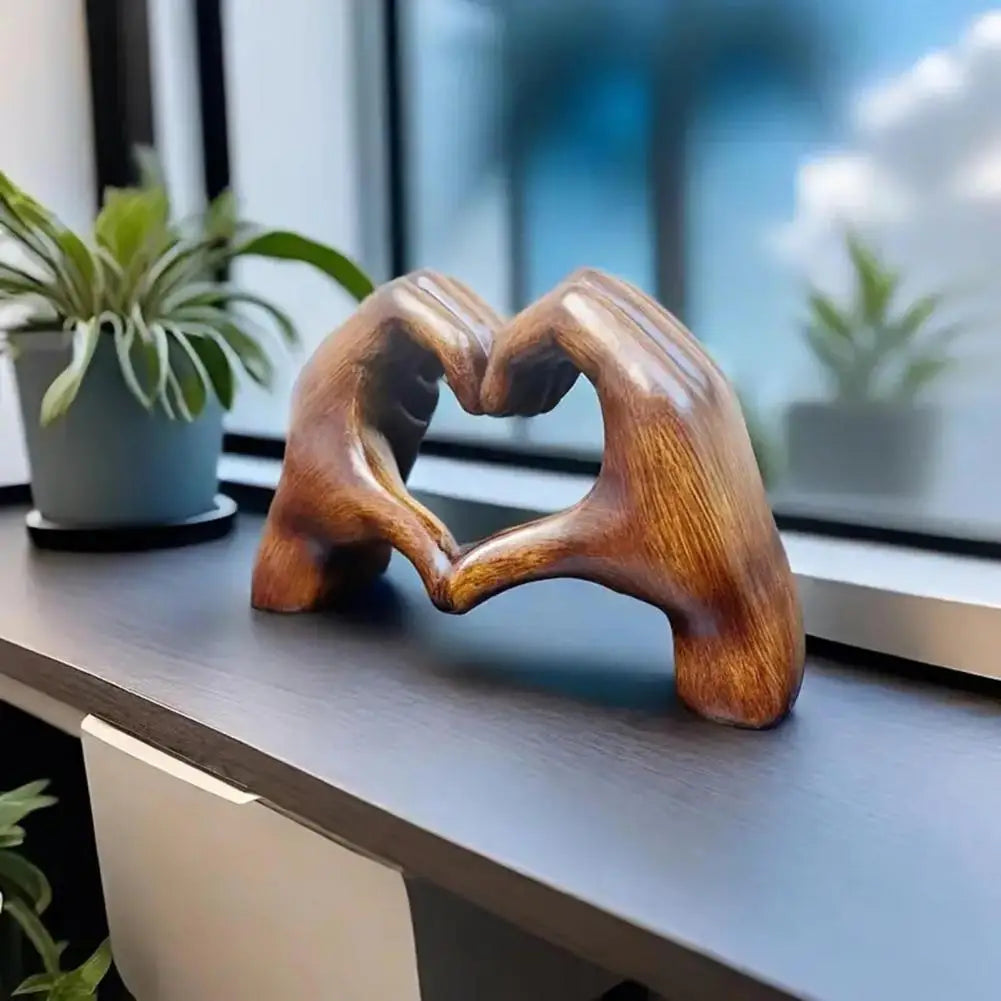 Hart Hand Beeld - AmorGest - Elegant Ontwerp - Woondecoratie