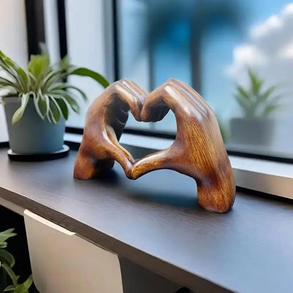Hart Hand Beeld - AmorGest - Elegant Ontwerp - Woondecoratie