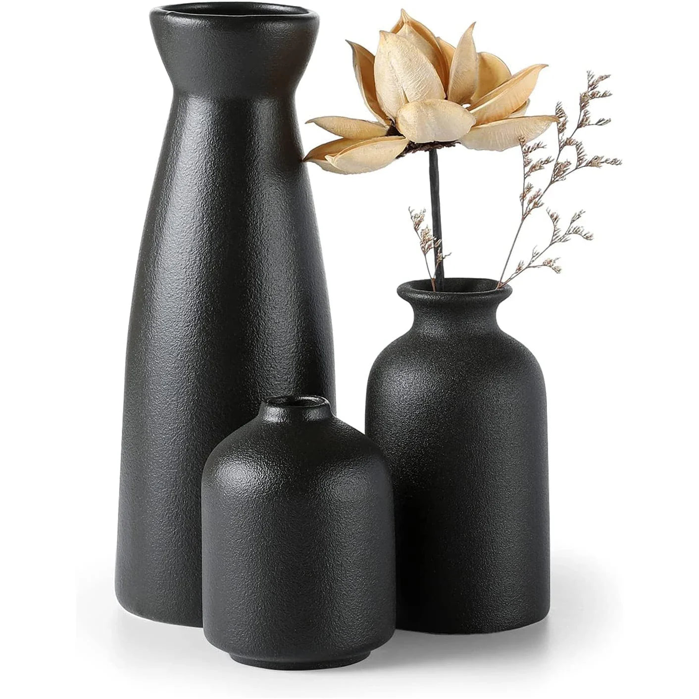Vaas Set - BohoBloom - Keramisch Design - Rustieke Decor