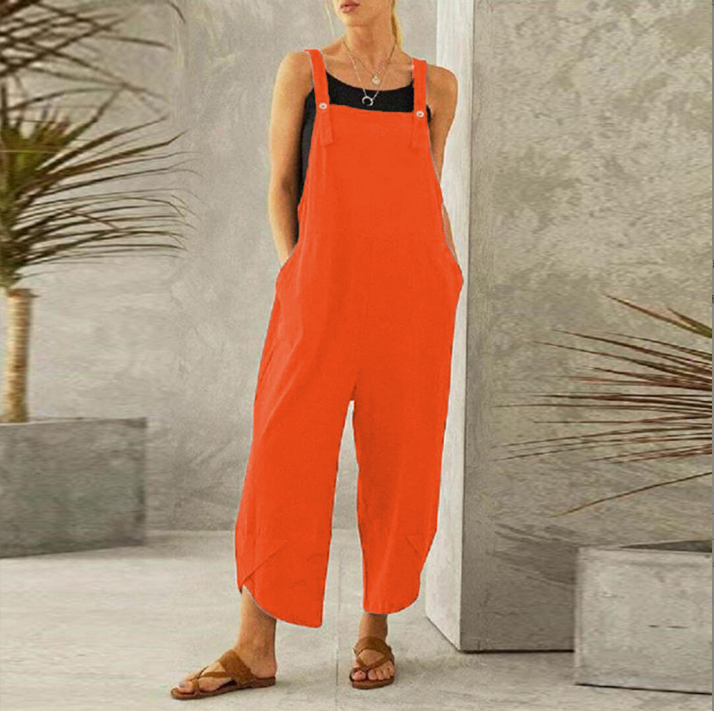 Tuinjumpsuit - RelaxFit - Casual Stijl - Wijde Pijpen Design