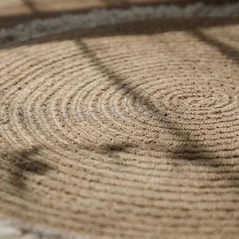 Jute Tapijt - EcoWeave - Handgemaakt Design - Vintage Charme