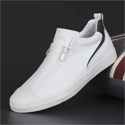 Heren Sneakers - FlexStride - Zacht Leer - Trendy Comfort