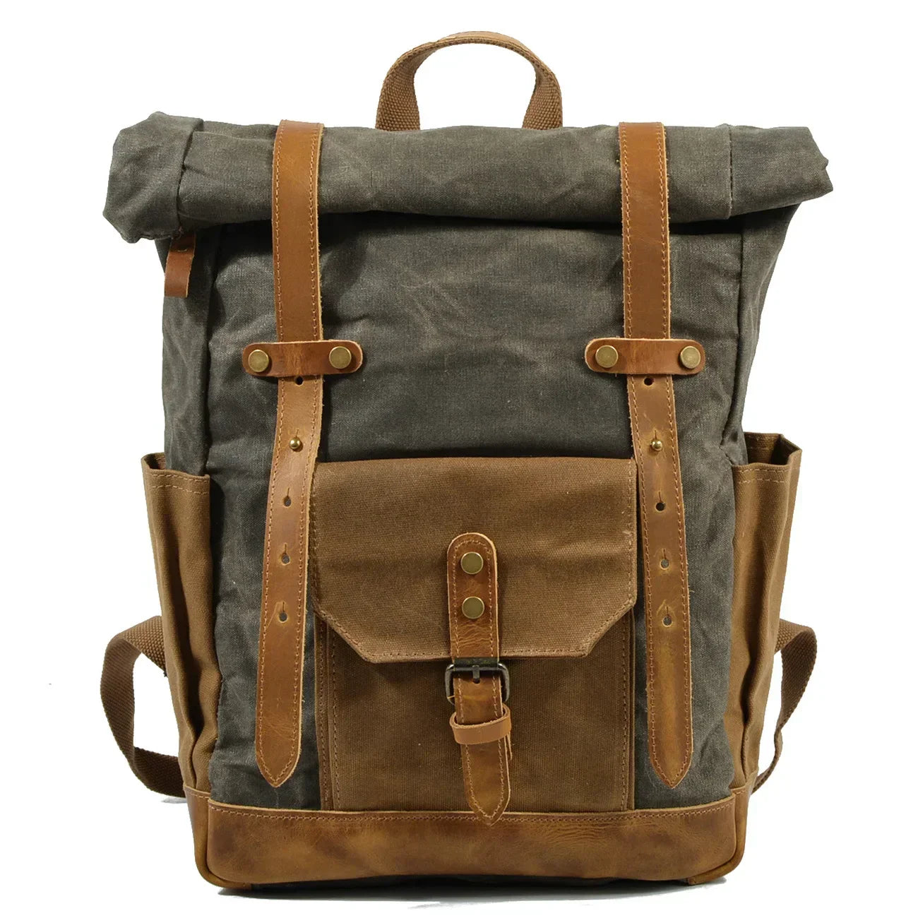 Rugzak - TrekMate - Militaire Canvas - Roltop Design