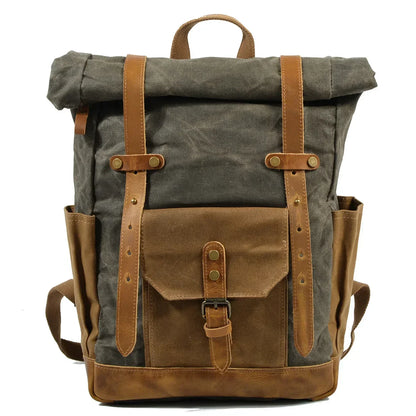Rugzak - TrekMate - Militaire Canvas - Roltop Design
