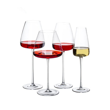 Kristallen Wijnglazen - LuxeSip - Handgemaakt Elegantie - Premium Helderheid