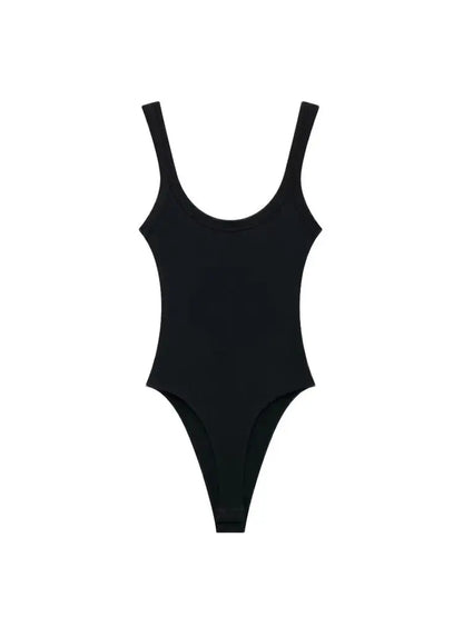 Bodysuit - LuxeFit - Ribstof - O-Hals Design