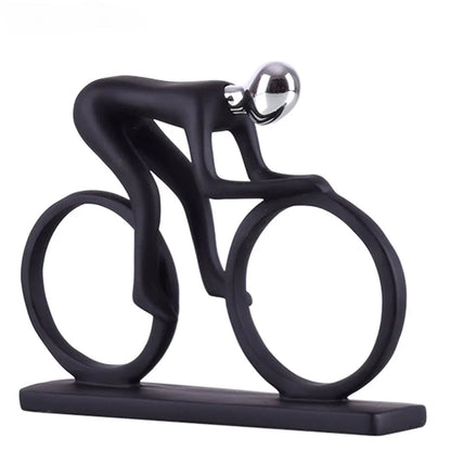 Fietsersbeeld - ArtCycle - Abstract Design - Resin Beeld