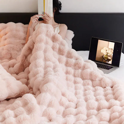 Faux Fur Plaid - Luxora - Ultra Zacht - Gezellige Winterwarmte