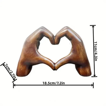 Hart Hand Beeld - AmorGest - Elegant Ontwerp - Woondecoratie