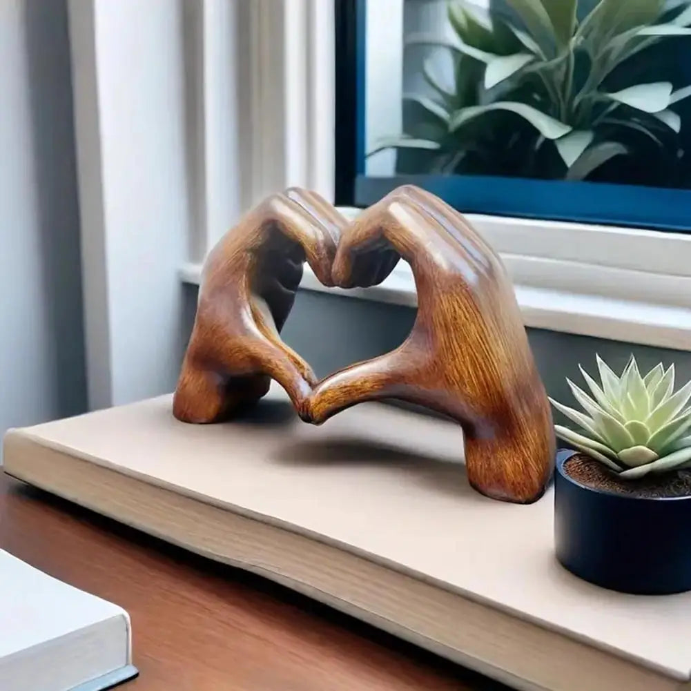 Hart Hand Beeld - AmorGest - Elegant Ontwerp - Woondecoratie