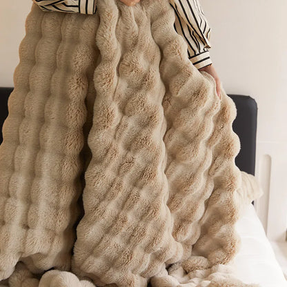 Faux Fur Plaid - Luxora - Ultra Zacht - Gezellige Winterwarmte