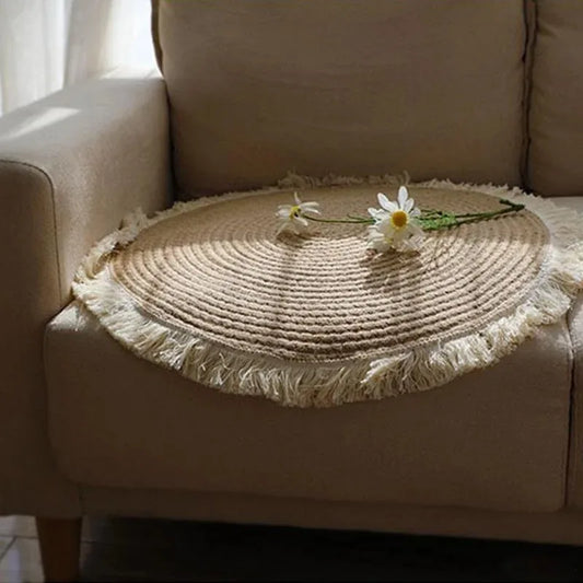 Jute Tapijt - EcoWeave - Handgemaakt Design - Vintage Charme