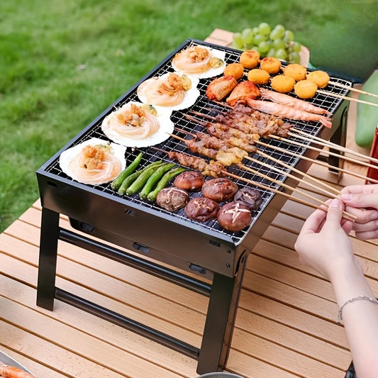 Draagbare Vouwbarbecue - GrillMax - Rookloos Ontwerp - Buiten Koken
