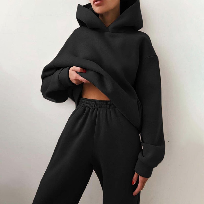 Dames Lounge Set - CozyFit - Oversized Sweatshirt - Comfortabele Joggingbroek
