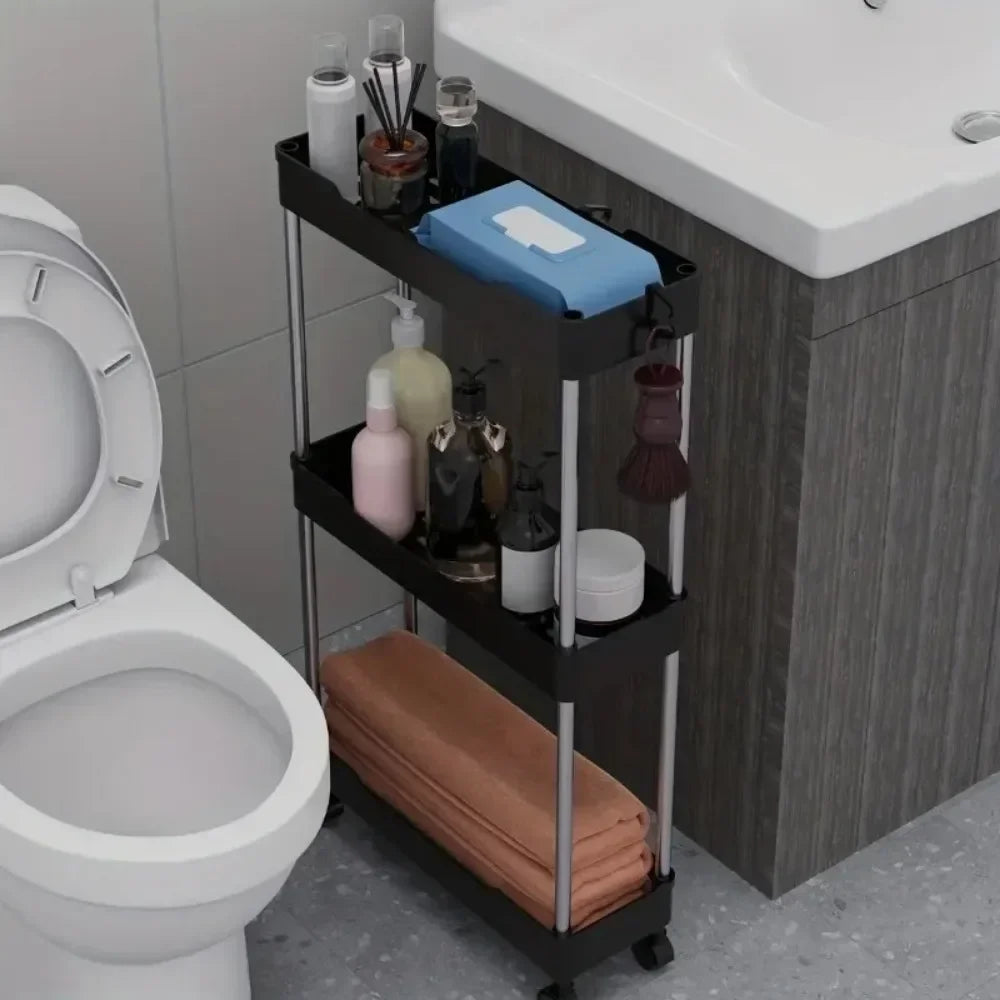 Opbergwagen - FlexiShelf - Meerlagig Ontwerp - Ruimtebesparende Oplossing