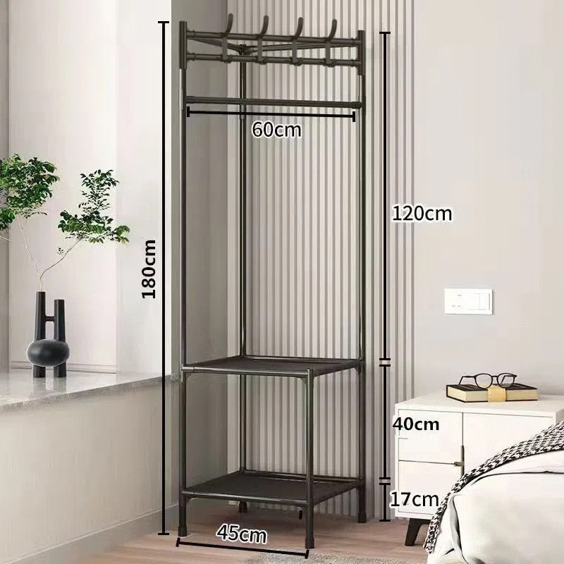 Kledingrek - SpaceSaver - Opvouwbaar Design - Hoekopslag