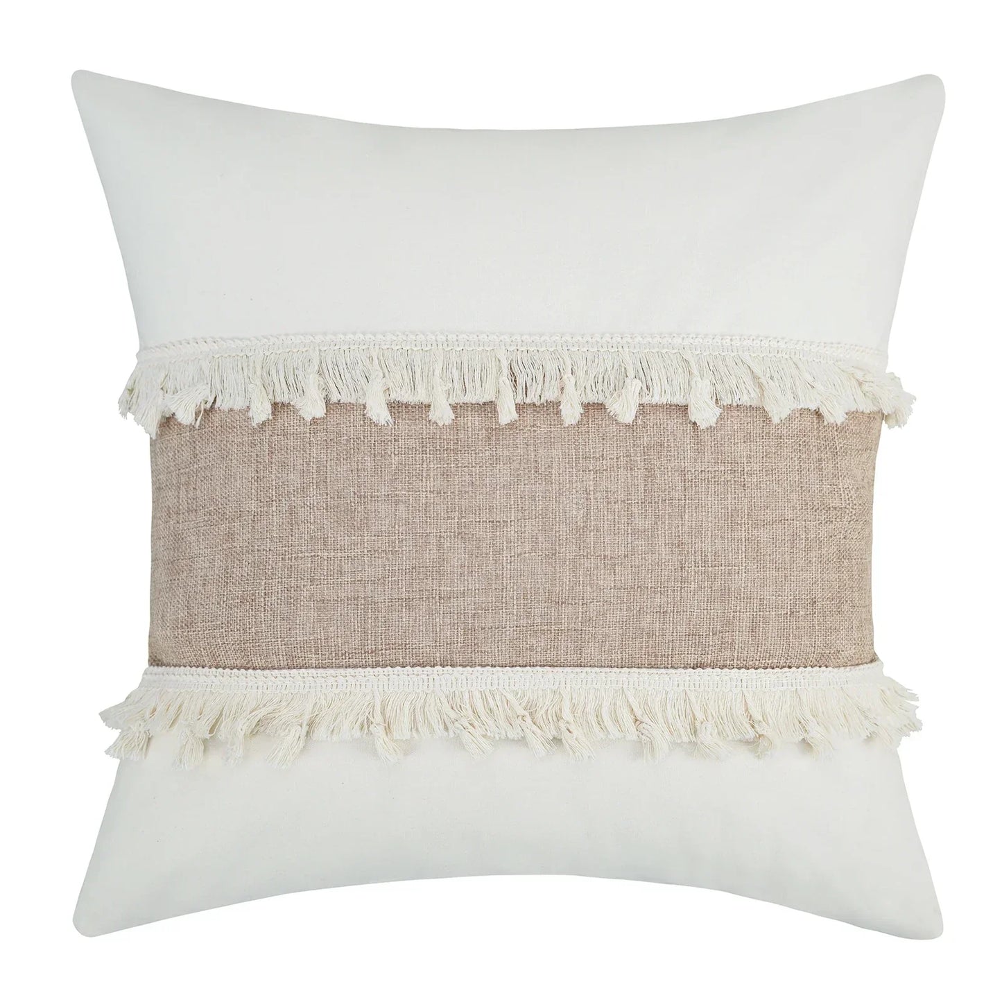 Bohemian Kussenhoes - DecoLuxe - Geometrisch Patroon - Franjes Detail