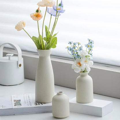 Vaas Set - BohoBloom - Keramisch Design - Rustieke Decor
