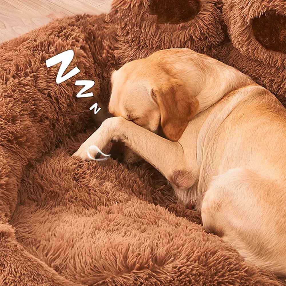 Hondenmand - CozyNest - Wasbaar Stoffen - Pluizig Comfort