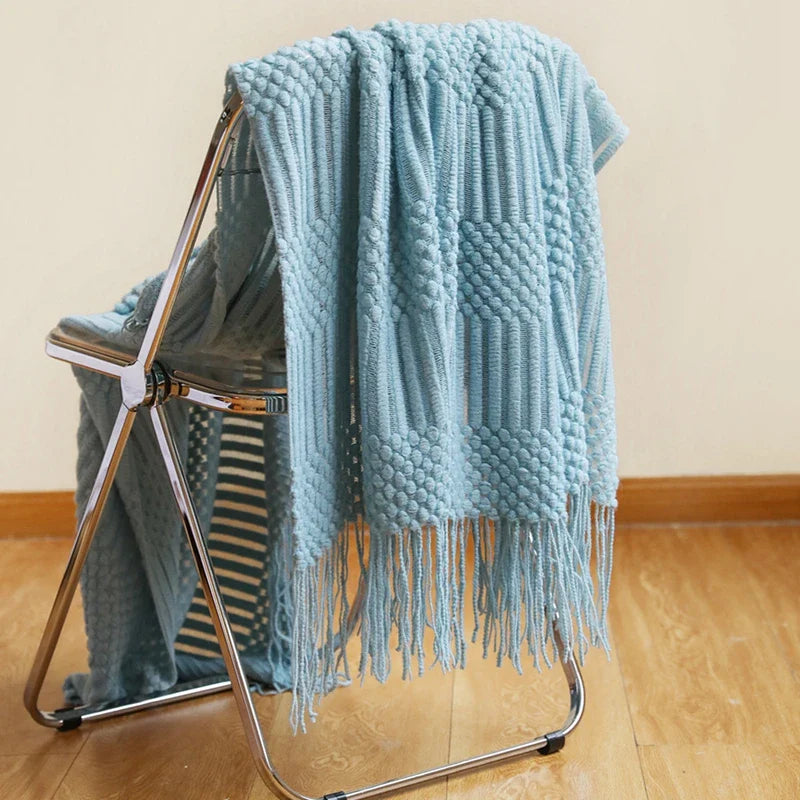 Geweven Deken - SoftLoom - Cozy Design - Franje Detail