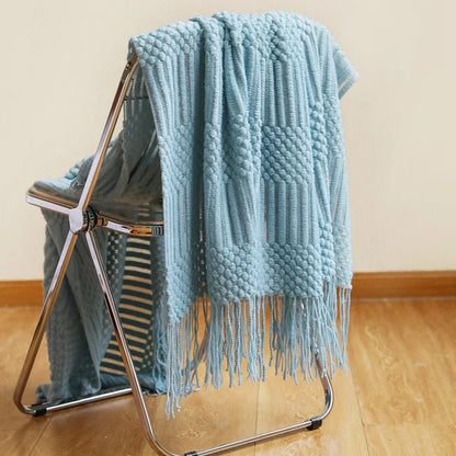 Geweven Deken - SoftLoom - Cozy Design - Franje Detail