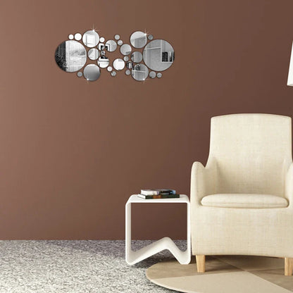 Spiegel Muurstickers - Miralux - 3D Acryl Design - Moderne Woondecoratie