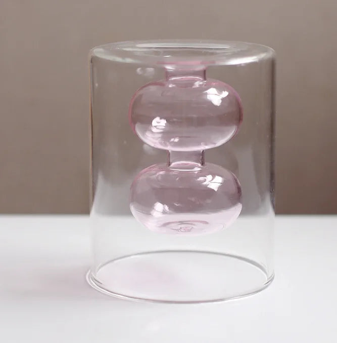 Glazen Vaas - BloomCraft - Artistiek Design - Scandinavische Stijl