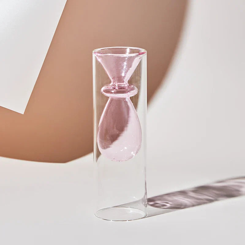 Glazen Vaas - BloomCraft - Artistiek Design - Scandinavische Stijl