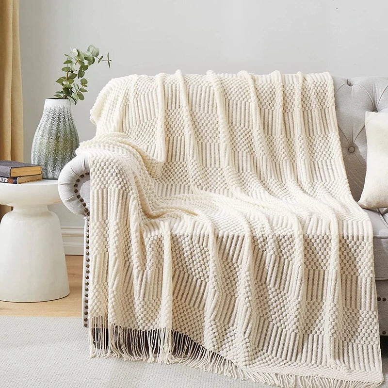 Geweven Deken - SoftLoom - Cozy Design - Franje Detail
