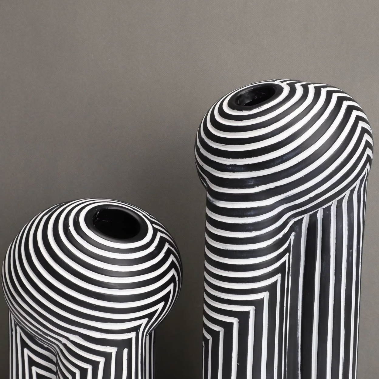 Vaas Collectie - MonoVase - Zwart & Wit - Modern Design