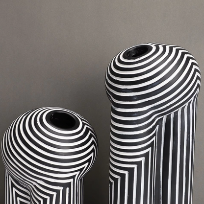 Vaas Collectie - MonoVase - Zwart & Wit - Modern Design