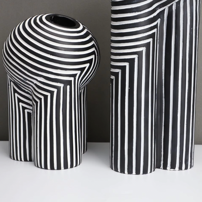 Vaas Collectie - MonoVase - Zwart & Wit - Modern Design