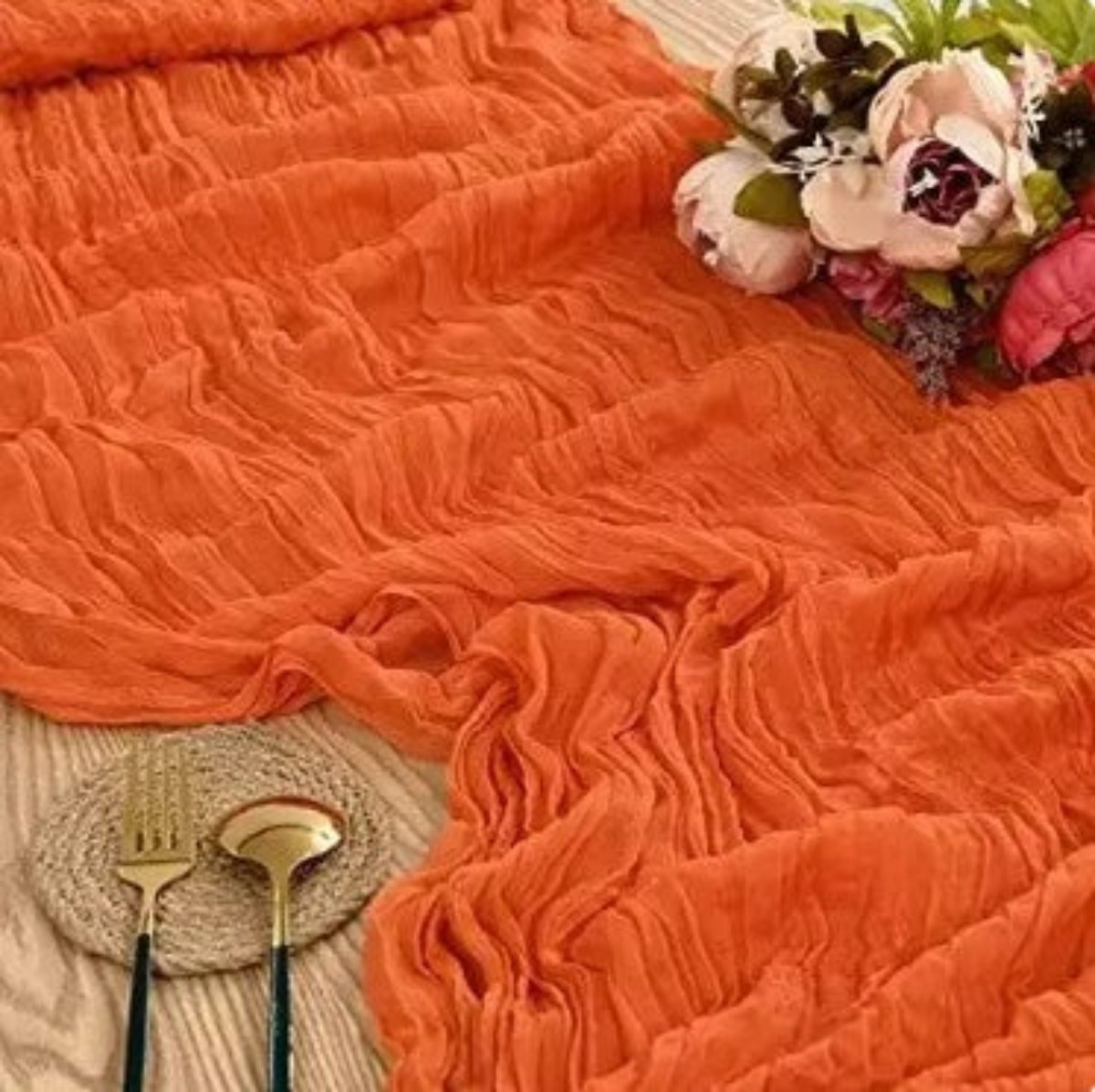 Tafelloper - ElegantWeave - Linnen Stof - Boho Stijl