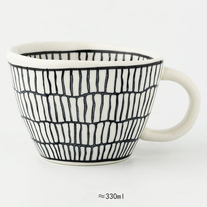 Keramische Mokken - Artistry - Handbeschilderd Design - Geometrische Patronen