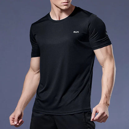 Compressie T-Shirt - FitTech - Sneldrogend Stof - Sportief Design