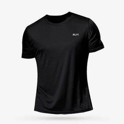 Compressie T-Shirt - FitTech - Sneldrogend Stof - Sportief Design
