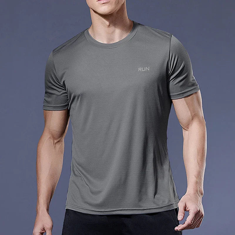 Compressie T-Shirt - FitTech - Sneldrogend Stof - Sportief Design