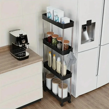 Opbergwagen - FlexiShelf - Meerlagig Ontwerp - Ruimtebesparende Oplossing
