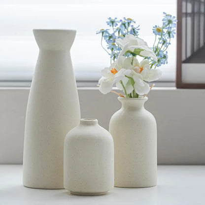 Vaas Set - BohoBloom - Keramisch Design - Rustieke Decor