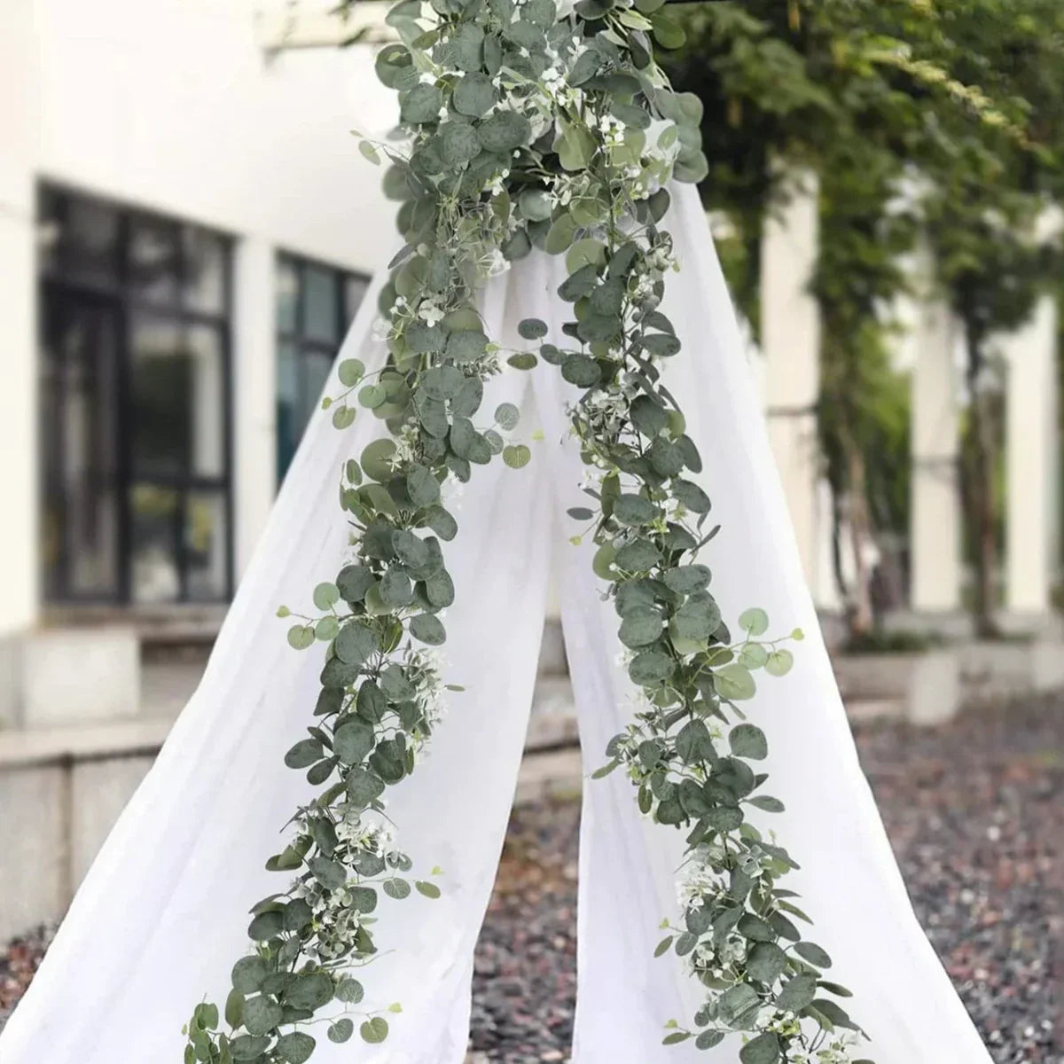 Eucalyptus Slinger Set - Verdia - Kunstblad Klimop - Woondecoratie & Bruiloft