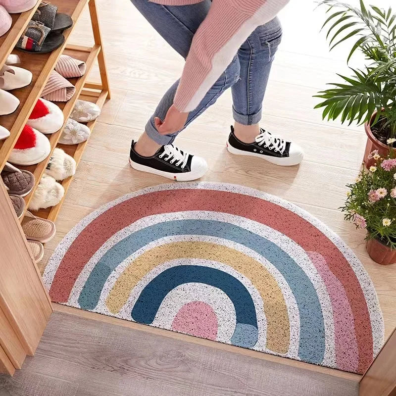 Deurmat - ColorWave - Regenboogprint - Stijlvolle Entree
