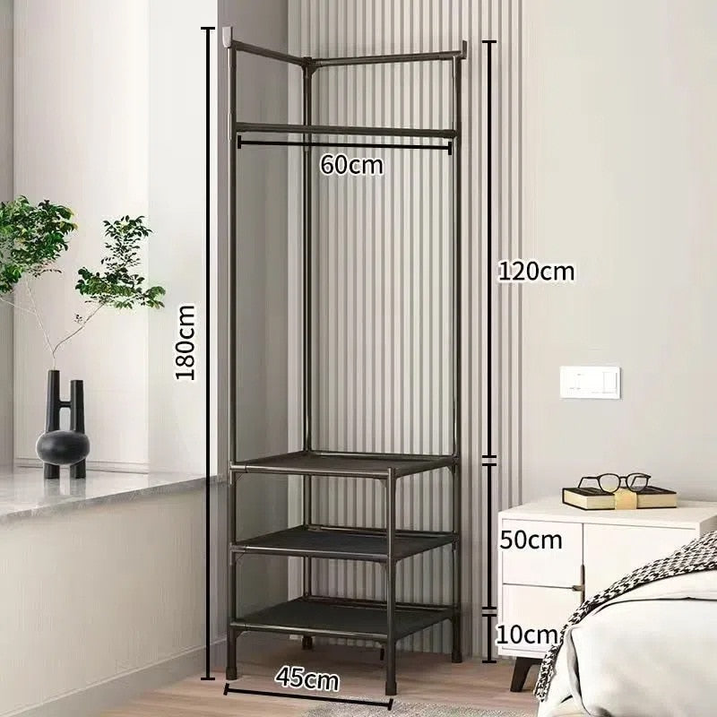 Kledingrek - SpaceSaver - Opvouwbaar Design - Hoekopslag