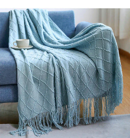Geweven Deken - SoftLoom - Cozy Design - Franje Detail