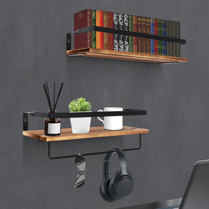 Wandplank - WoodStyle - Handdoekhouder - Stijlvolle Opslag
