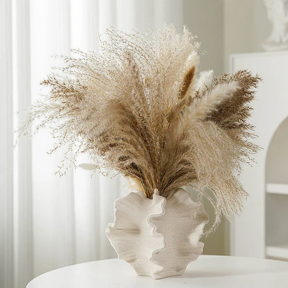 Keramische Vaas - NordicStyle - Koraal Design - Stijlvolle Decoratie