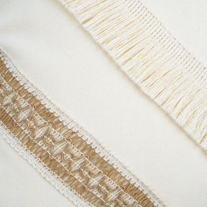 Bohemian Kussenhoes - DecoLuxe - Geometrisch Patroon - Franjes Detail