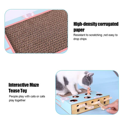 Kattenspeelgoed - PlayMia - Interactief Doolhof - Gopher en Krabpad